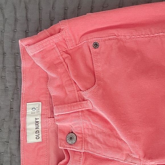 Old Navy Skinny Rock Star Cords in Beach Party Pink - Picture 4 of 10